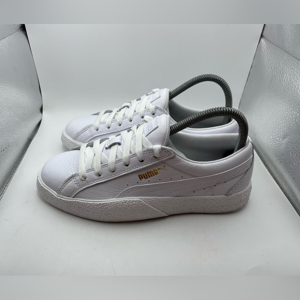 Puma Love Tumble White Leather Women’s Sneakers Size 7
